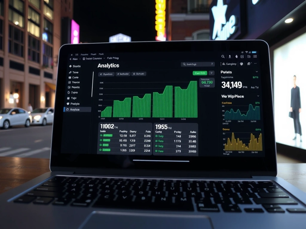 Tableau de bord analytique